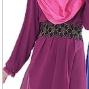 Pink Chiffon Nice Dress